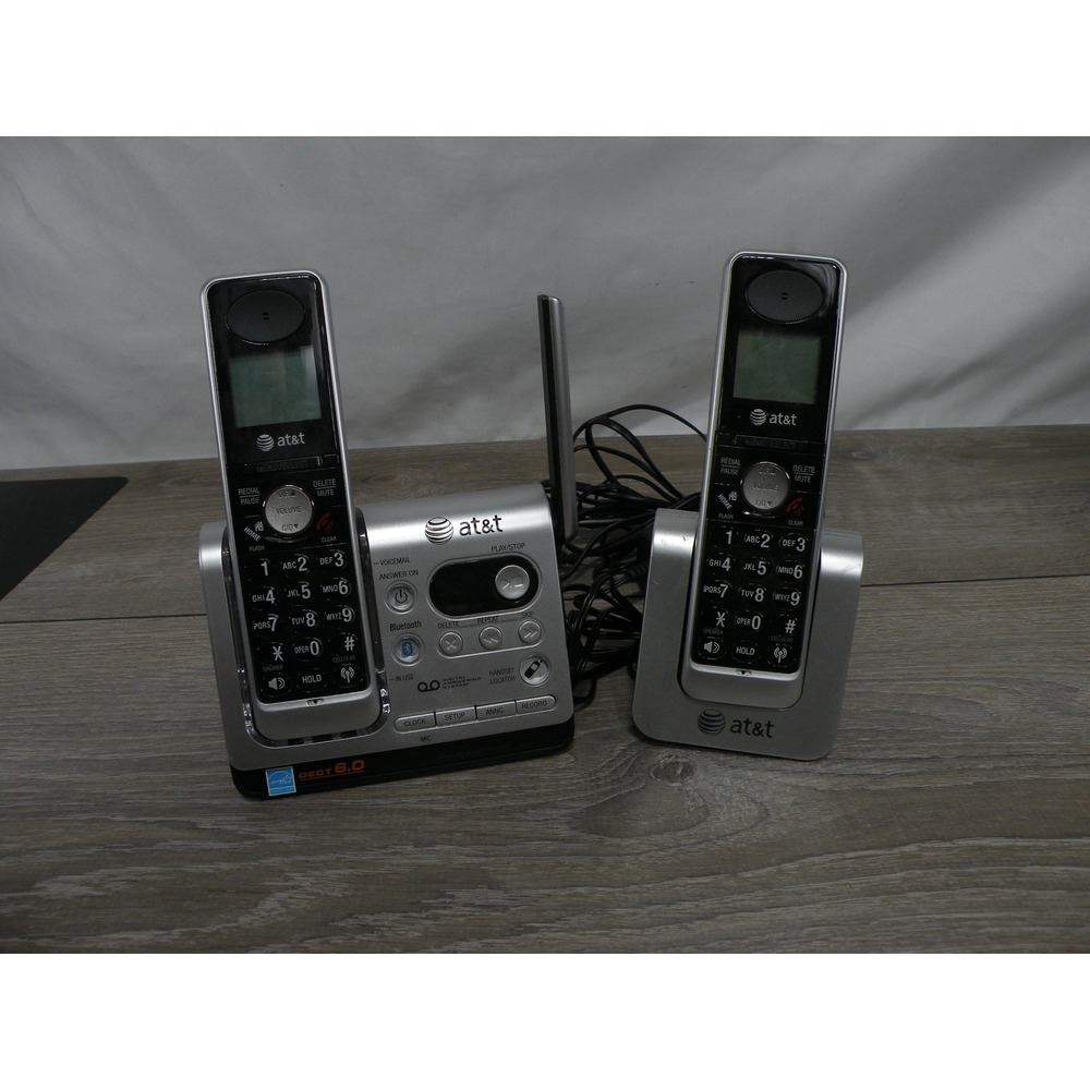 AT&T DECT 6.0 Cordless Phone System CL82209 with Digital Answering Machine 2